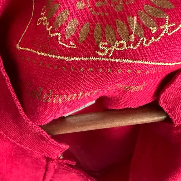 Coldwater Creek 100 % Linen Jacket Sz 10 - Picture 10 of 12